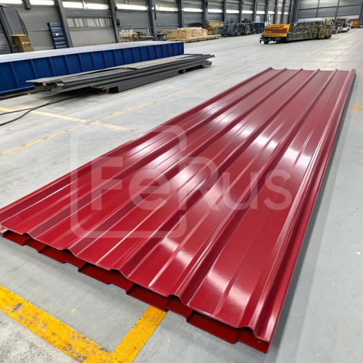 Профнастил С20 полиэстер (Zn100-180) 0,6х1100х1200 мм, RAL 3005